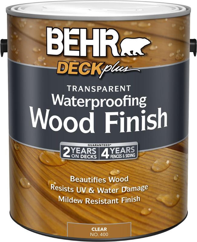  Behr Cedar Naturaltone Transparent Waterproofing Exterior Wood Finish 