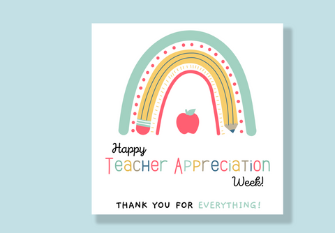 TEACHER APPRECIATION CARDS