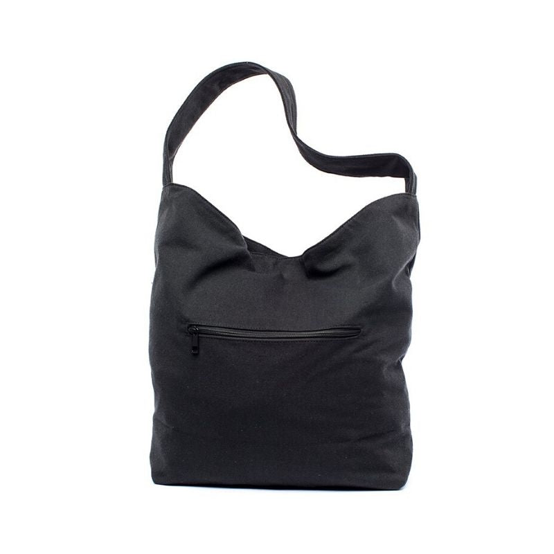 Earth Bag Hobo, Black (Recycled Plastic Bottle Series) - Hamilton Perkins Collection product image