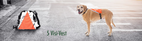 Visi-Vest Reflective Blaze Orange Dog Vest with 3M Scotchlite™ Material