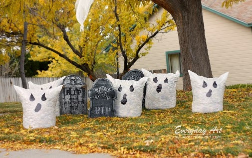 Halloween Yard Decor Dogs