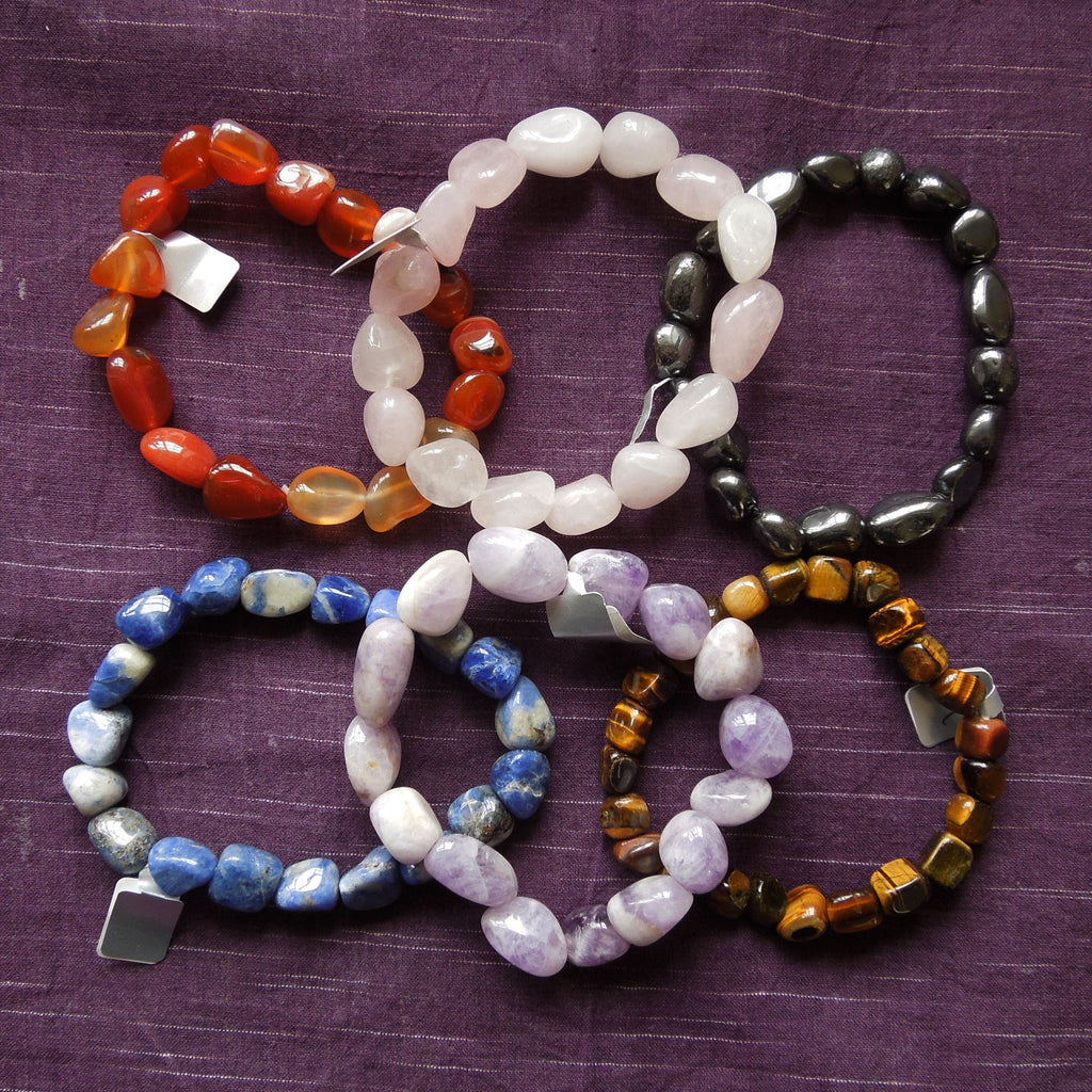 Gemstone bracelets (chunky) – Avebury Henge Shop : Celtic & Pagan