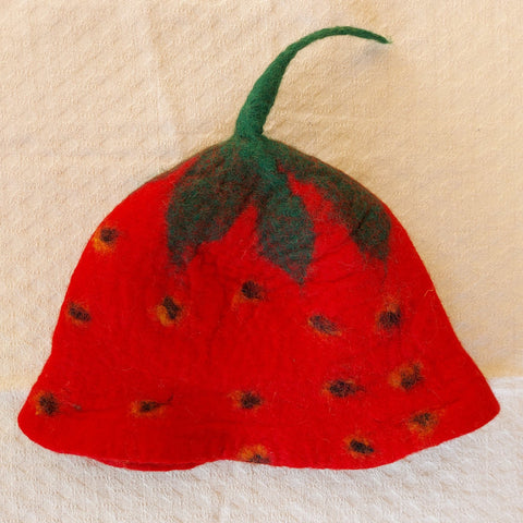strawberry leaf hat