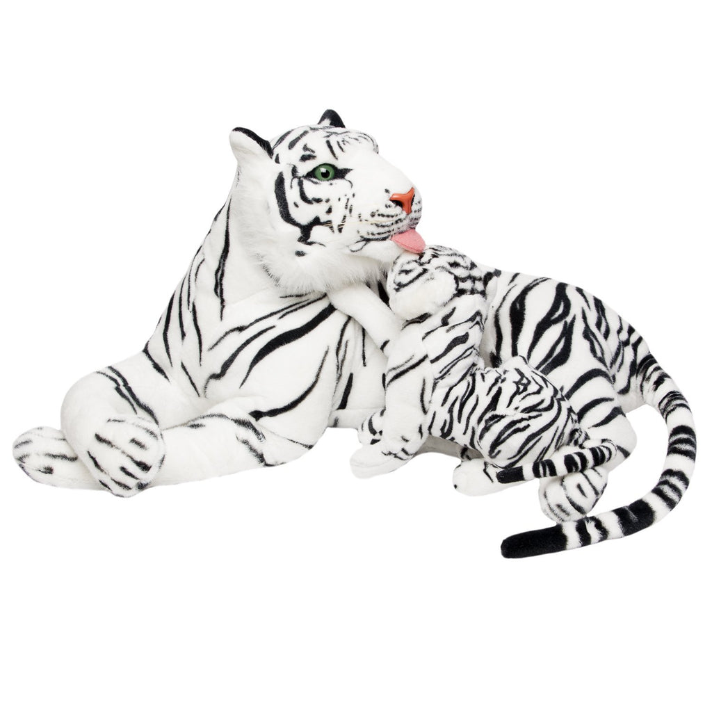 giant white tiger stuffed animal