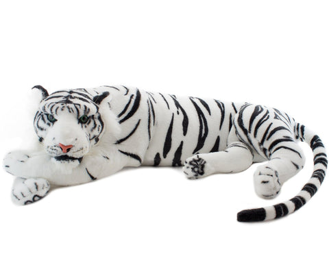 giant white tiger stuffed animal