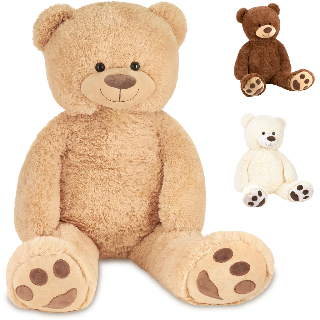BRUBAKER Teddy Bear Inches - Soft Toy - Plush Cuddly Toy - Love