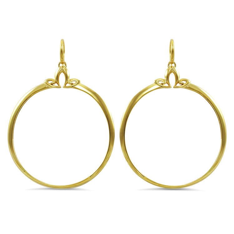 Domain Luxe Portrait Hoop Earring