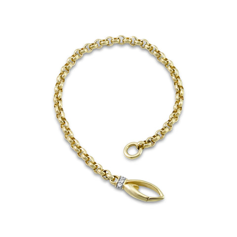 Chain bracelet in 18K gold