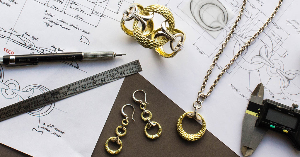 Design tools and sketches from the desk of award-winning designer Ann King Lagos