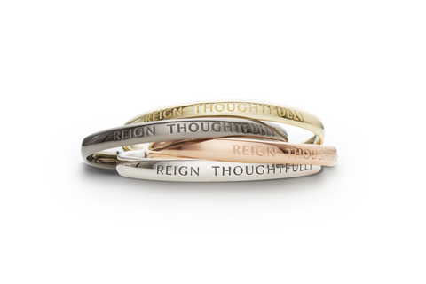 Stack of Reign Thoughtfully Cuffs