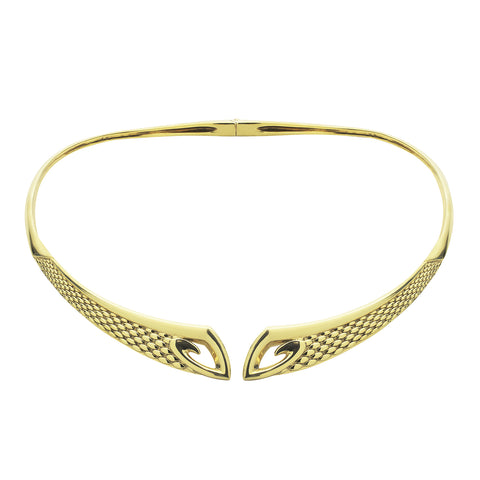 Python Collar in gold