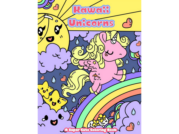 These Kawaii Adult Coloring Books Are Awesome