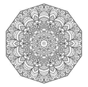 hard mandala coloring pages for teenagers