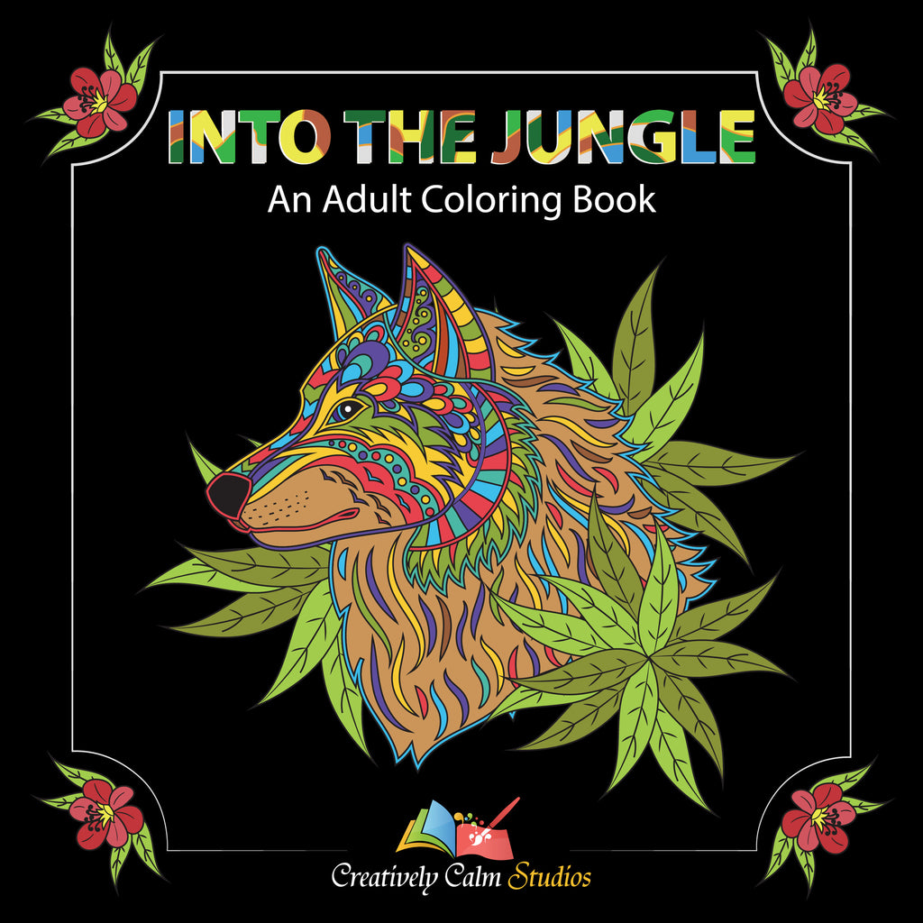 Download Adult Coloring Book Set Into The Jungle Under The Sea Up In The Ai Creatively Calm Studios