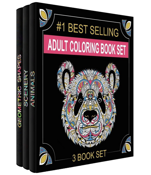 Download Adult Coloring Books Animals Geometric Shapes With Mandala Designs Creatively Calm Studios