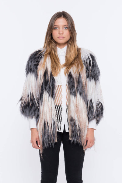 Baiser - Goat, Sheep, & Fox Fur Jacket – SHACI