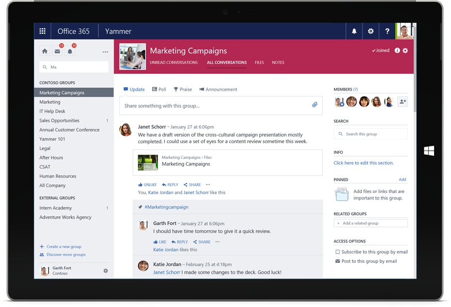 what is yammer