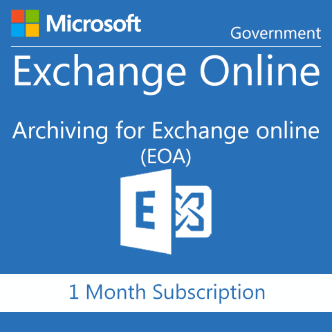 Microsoft Exchange Online Archiving for Exchange Online - GovernmentExchange Online ArchivingMICROSOFT CLOUD / OFFICE 365 DIGITAL DOWNLOADS.