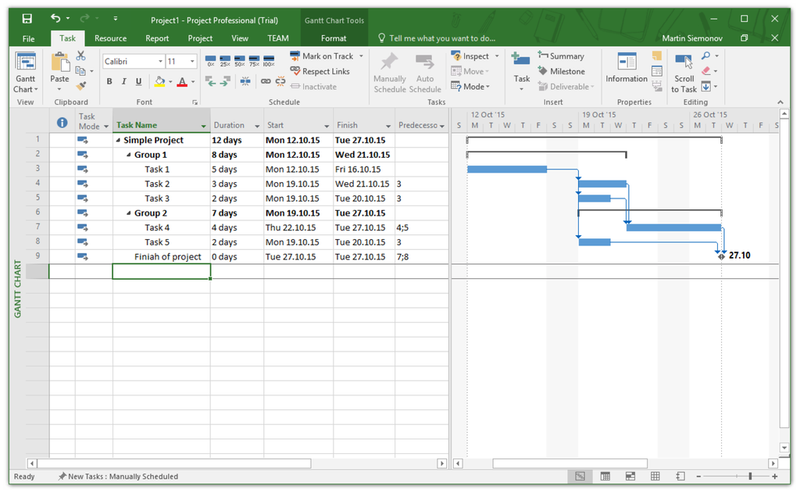 microsoft project professional 2016 preview