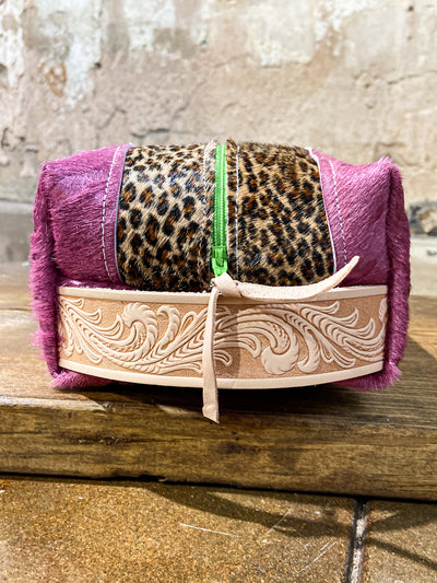 Cheetah print Cowhide Makeup Bag – Red Dirt Revivals