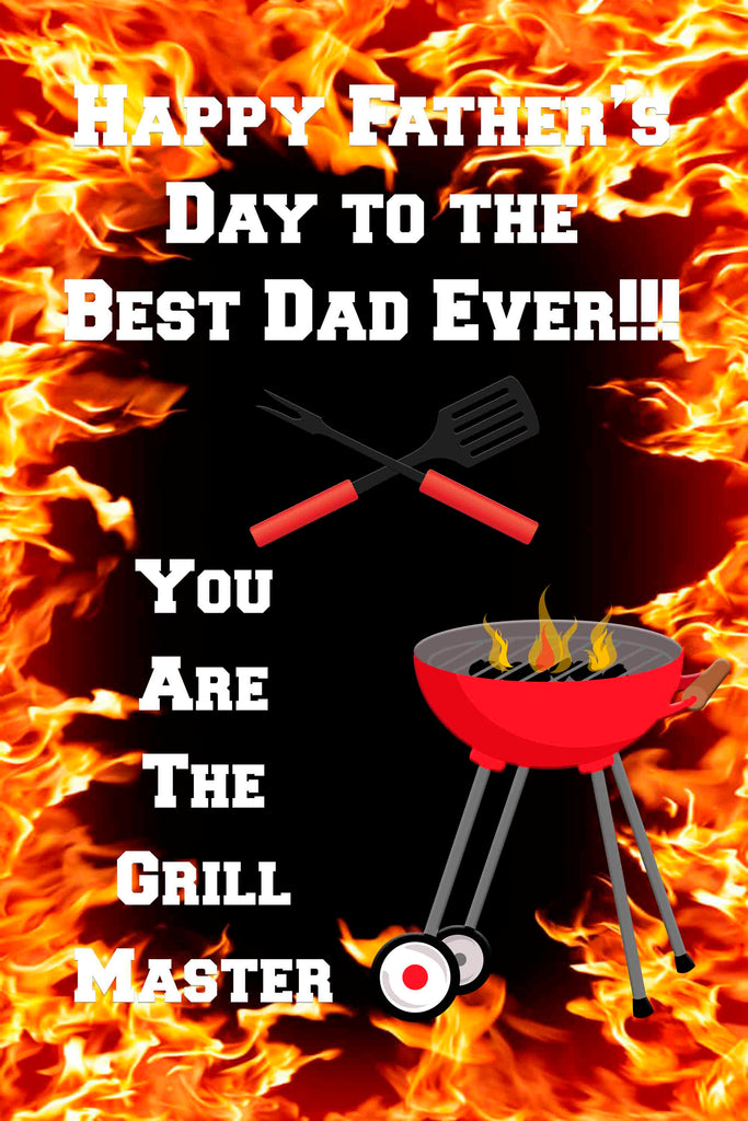 Happy Father S Day Grill Master Front Door Banner Printed Banner 2ft X Invites And Delites