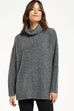 Norah Cowl Sweater - Charcoal - Vancouver Fashion Truck