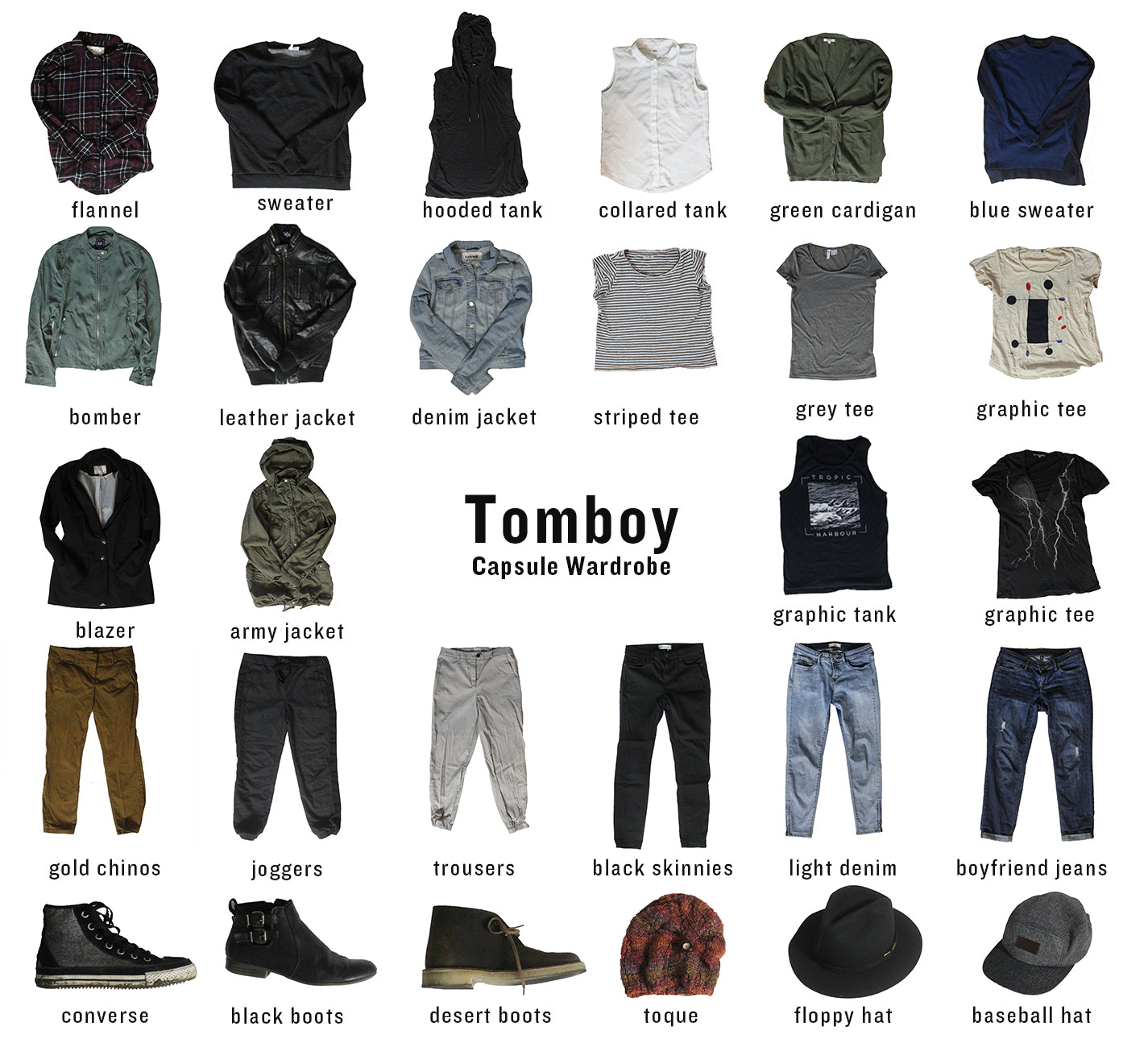 Tomboy Capsule Wardrobe