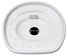 the CAT TONGUE, premium ceramic cat feeding bowl, food bowl