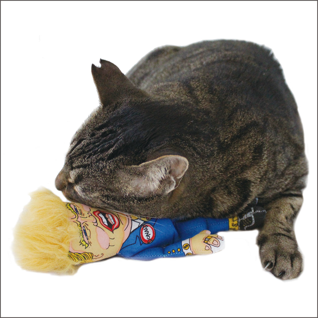 トランプ大統領 ネコキック専用けりぐるみ President Trump Cat Toy My Pet Designs