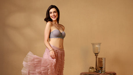 Image of a woman wearing different bras, illustrating the importance of choosing the right bra for comfort and support.