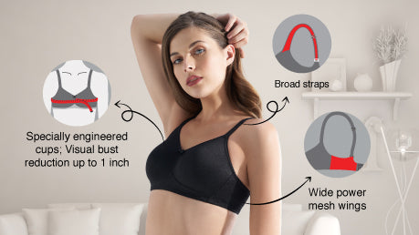 Minimiser Bras, Minimisers for large breasts