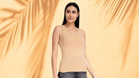 Broad Straps Body Hugging Modal Camisole