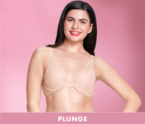 Plunge Bra Deep Plunge - Bra Types