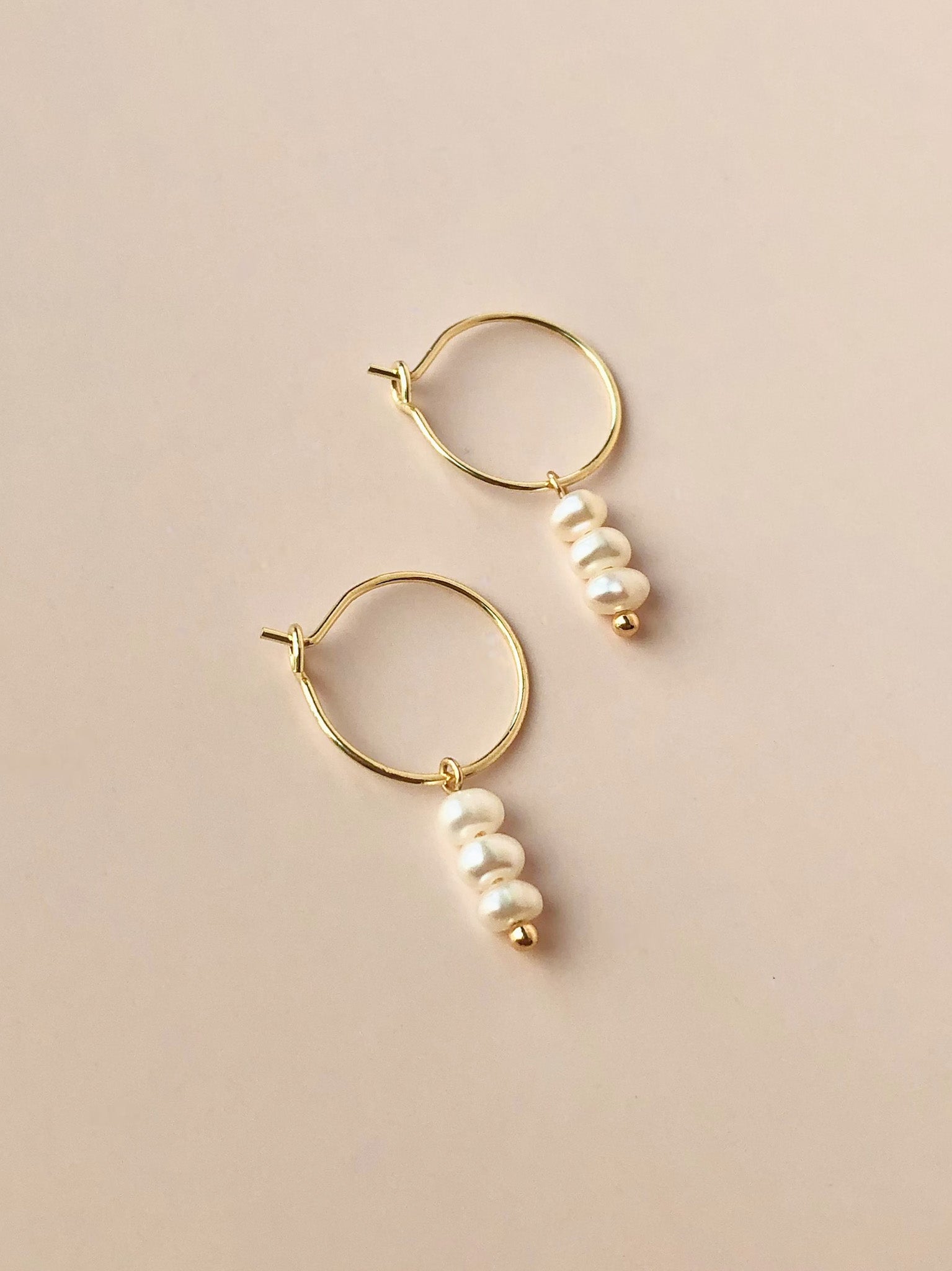 Triple Pearl Earring Loop – SaltyCacti