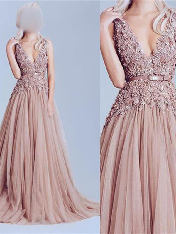 elegant dusty pink dress