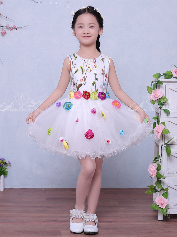 colorful flower girl dresses