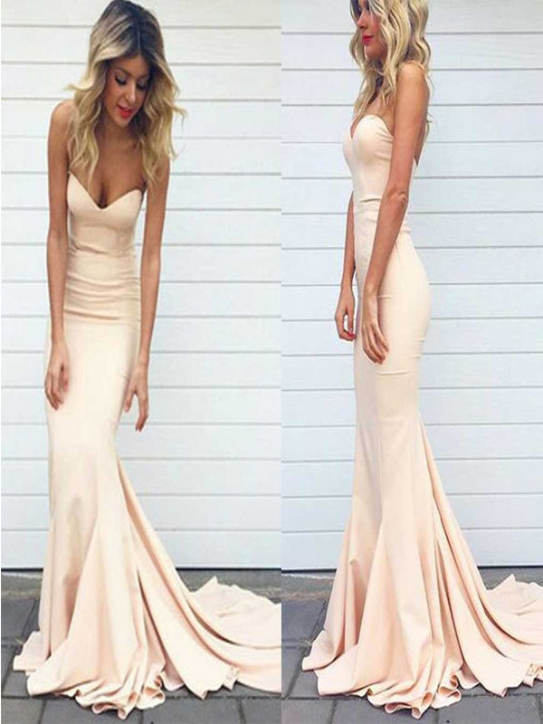 Online Simple Sweet Heart Mermaid Sexy Junior Cheap Long Occasion Dres ...