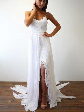 Chiffon Wedding Dresses – AlineBridal