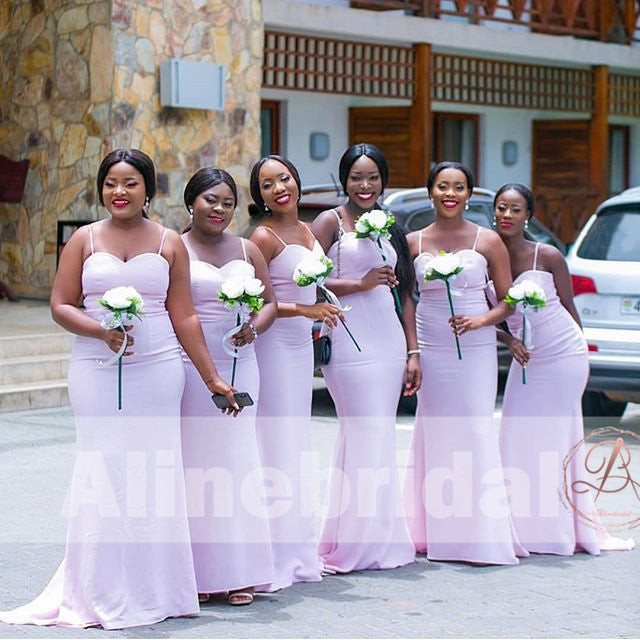 lavender mermaid bridesmaid dresses