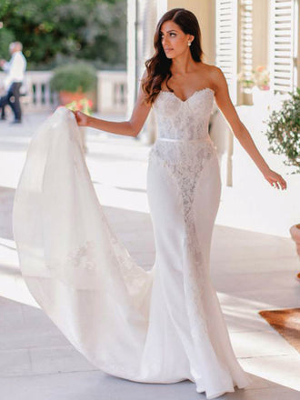 Chiffon Wedding Dresses – AlineBridal