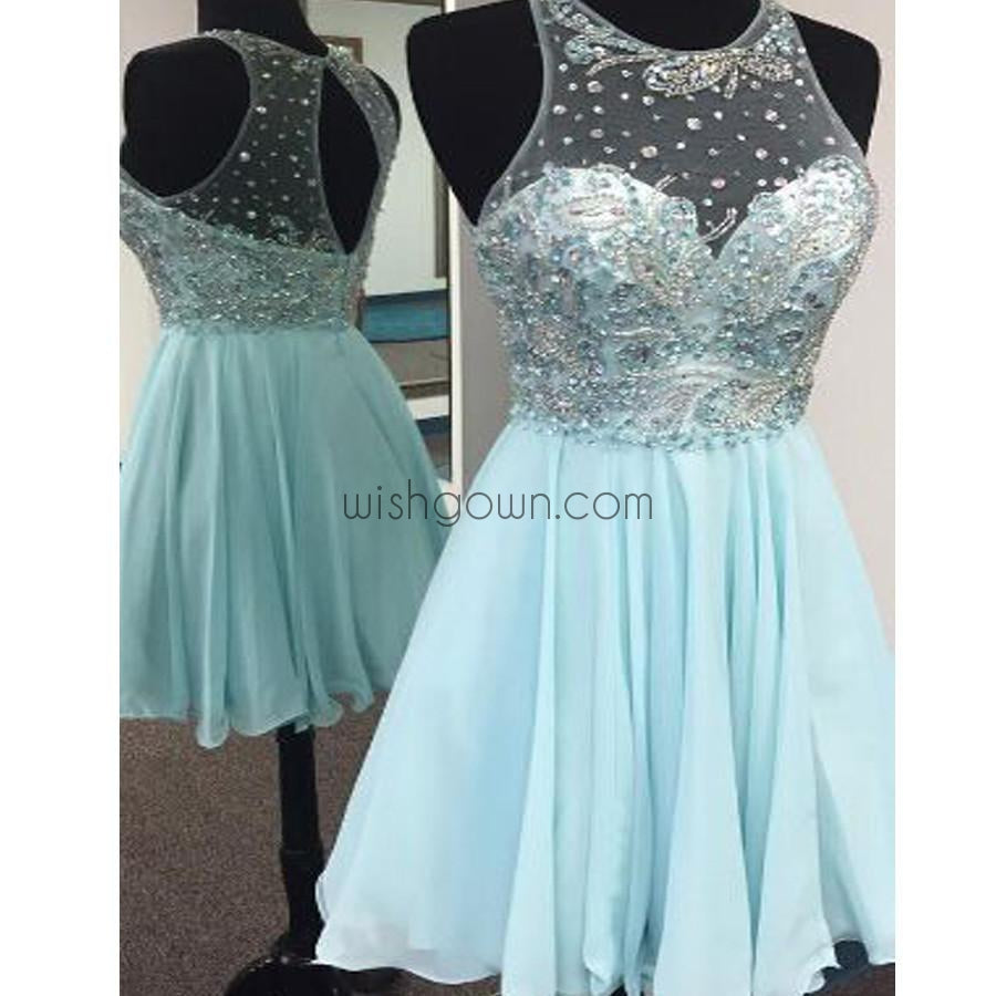 tiffany blue dress short