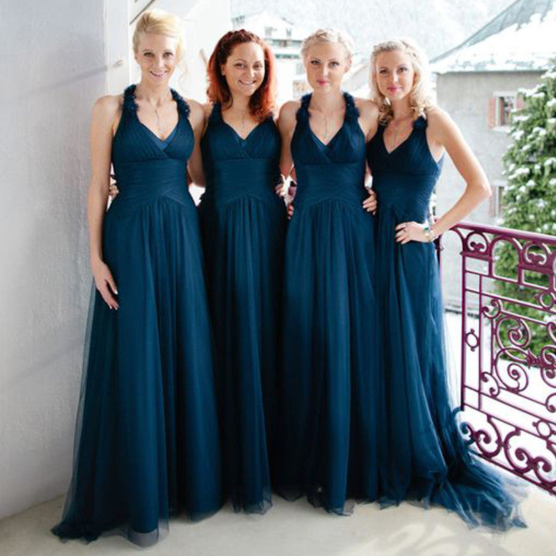 dark teal bridesmaid