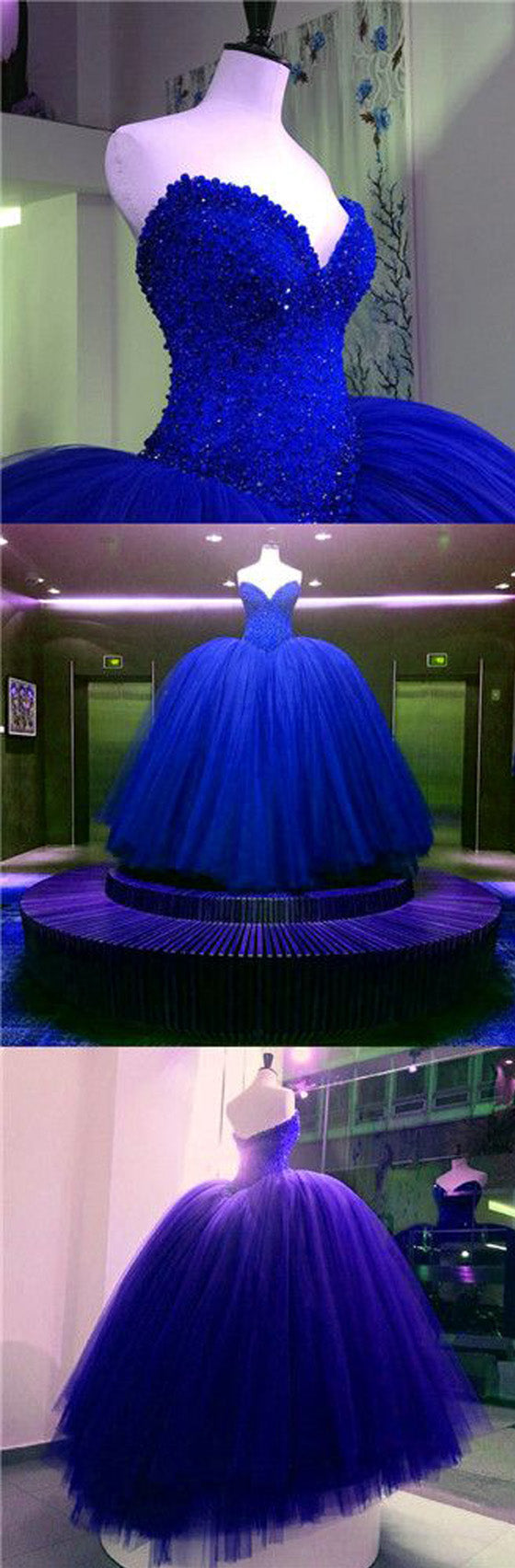 wish royal blue dress