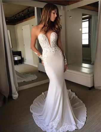 Simple and Elegant White Wedding Dresses | Wish Gown – Page 6