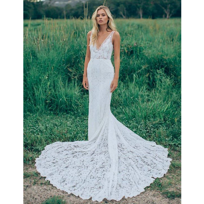 affordable mermaid wedding dresses