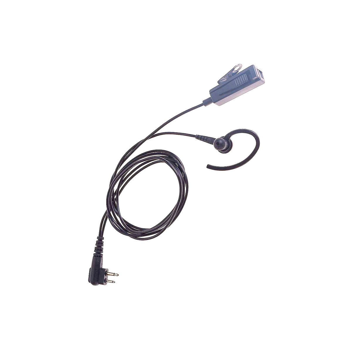 Motorola CP476 - Surveillance Mic Black 2 Wire Rubber Eartip