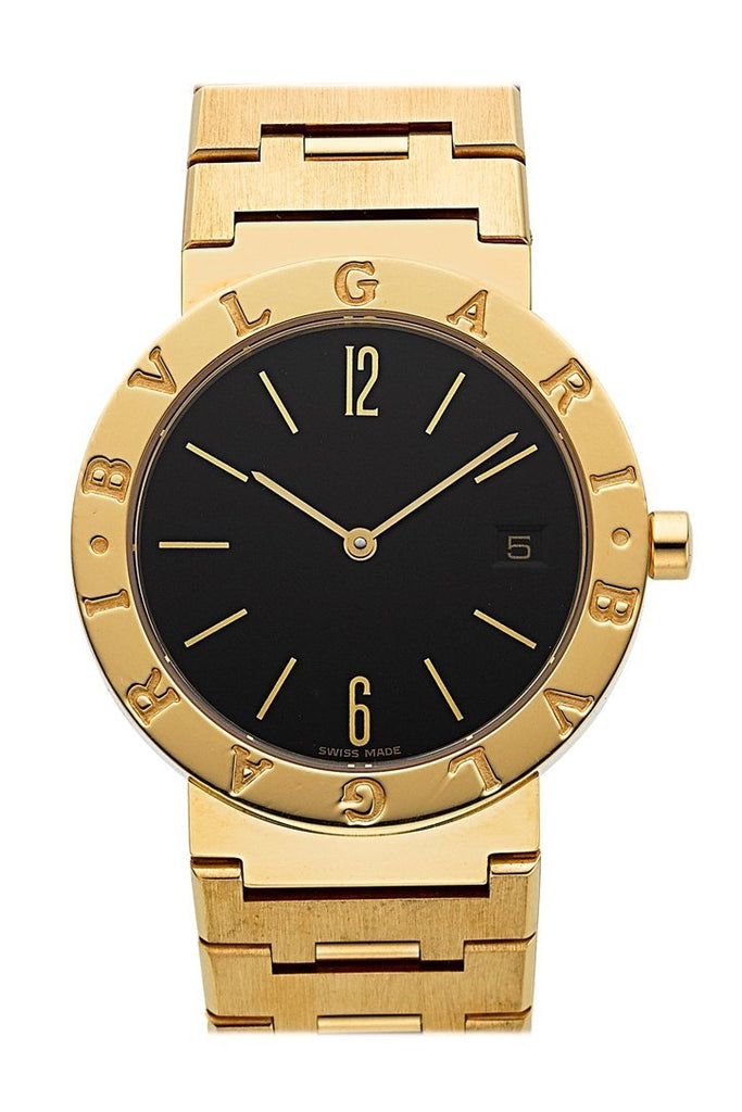 bvlgari watch black gold