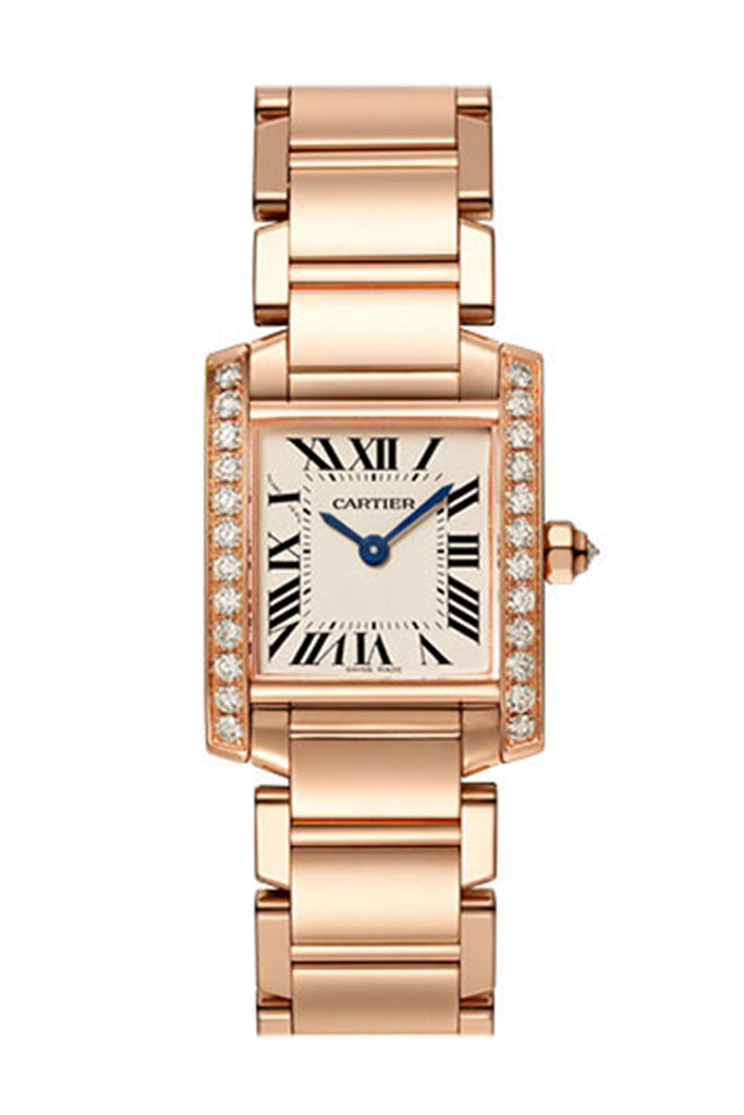 cartier gold tank watch