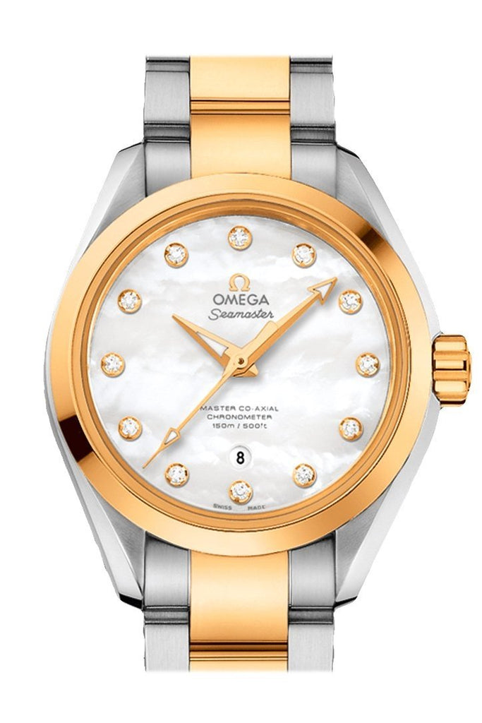 omega seamaster yellow gold