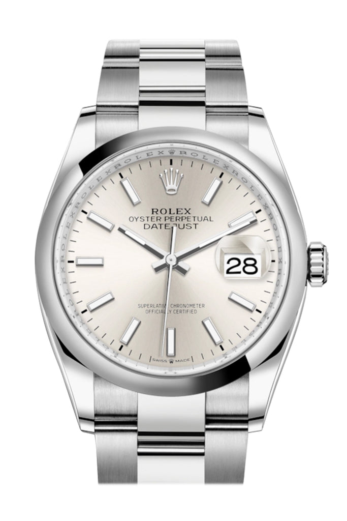 datejust 36 silver dial
